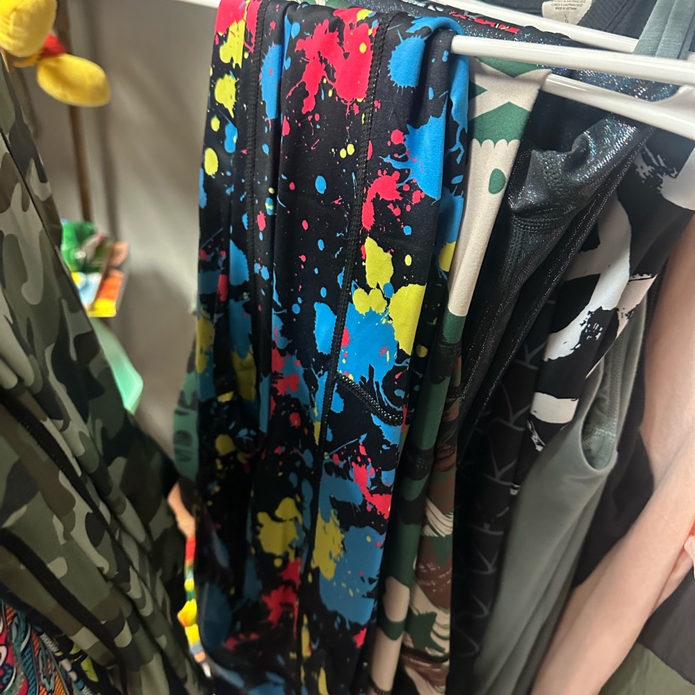 CVG Splatter Print Leggings